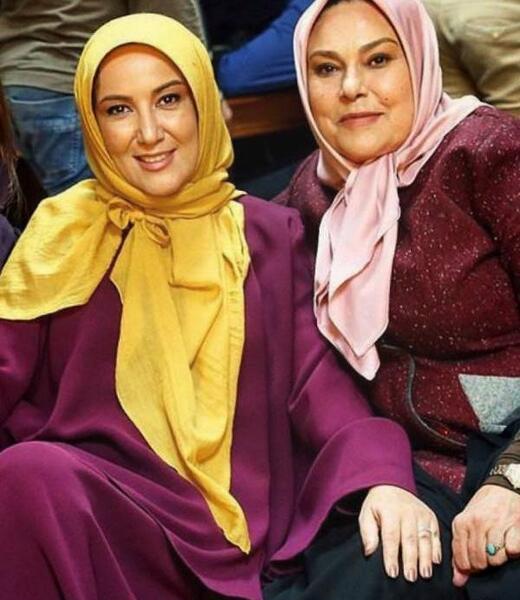 عکس پانته آ بهرام و مادرش