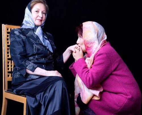 عکس پانته آ بهرام و مادرش