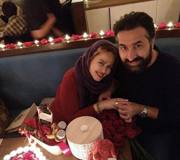عکس بهاره رهنما همراه همسرش