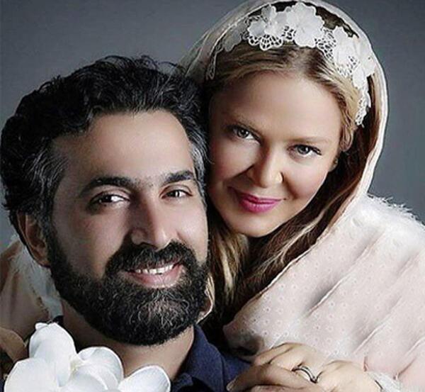 عکس بهاره رهنما همراه همسرش
