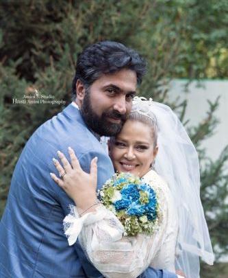 عکس بهاره رهنما همراه همسرش