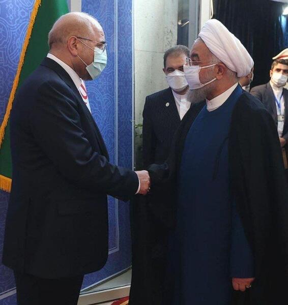 عکس روحانی رئیسی قالیباف