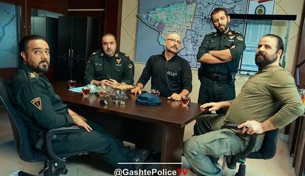 عکس امیررضا دلاوری در سریال گشت پلیس