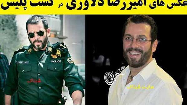 عکس امیررضا دلاوری در سریال گشت پلیس