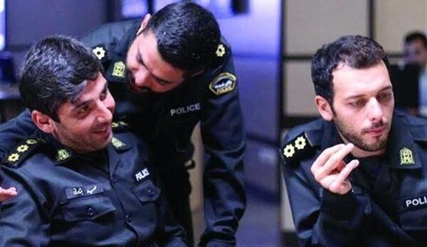 عکس امیررضا دلاوری در سریال گشت پلیس