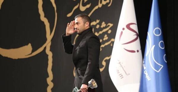 عکس امیر جدیدی در جشنواره فیلم فجر