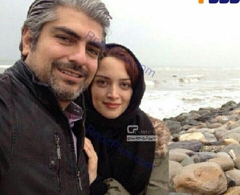 عکس پژمان بازغی لب ساحل