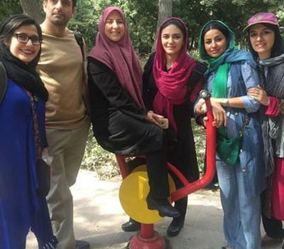 عکس لیندا کیانی و حامد کمیلی