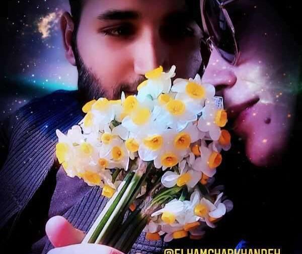 عکس الهام چرخنده و همسر روحانی اش