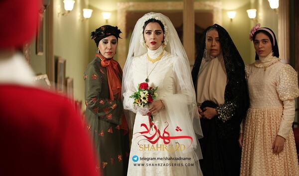 عکس ترانه علیدوستی در لباس عروس