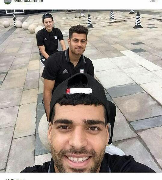 عکس بازیکنان تیم ملی در روسیه