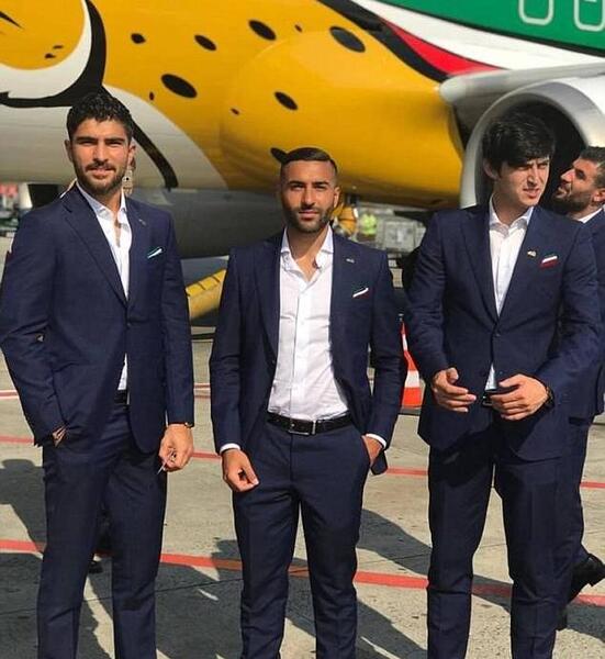 عکس بازیکنان تیم ملی در روسیه