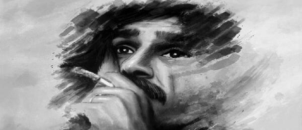 عکس نوشته حسین پناهی میزی برای کار