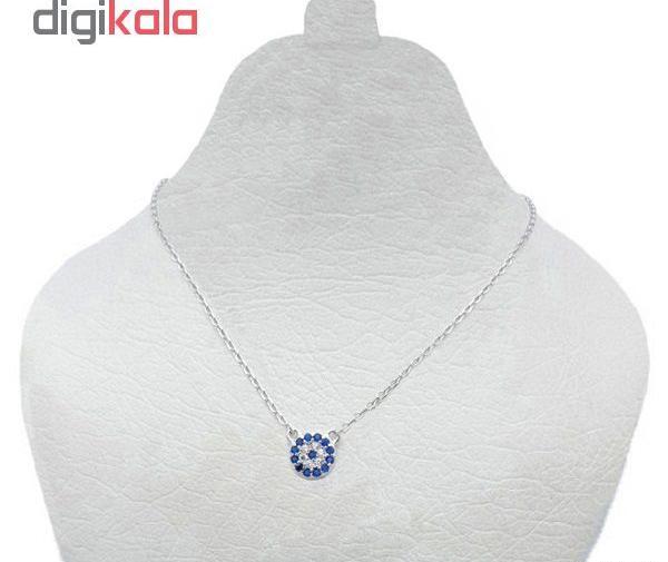 عکس گردنبند نقره چشم نظر