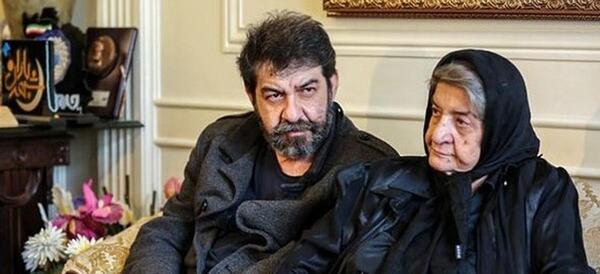 عکس جمشید مشایخی به همراه همسرش