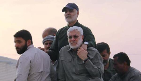 عکس جایی که سردار سلیمانی شهید شد