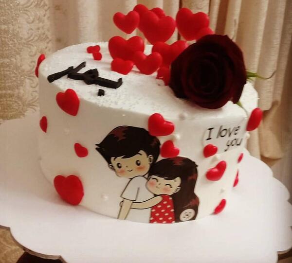 عکس کیک تولد مردانه و عاشقانه