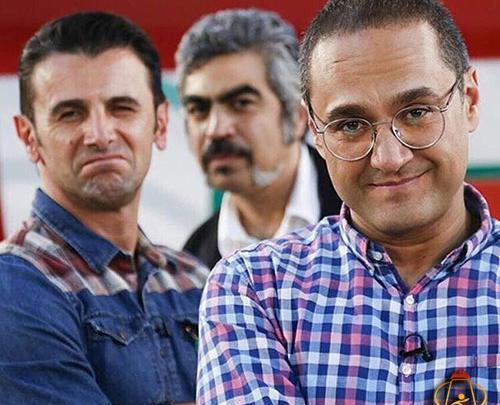 عکس امین حیایی خنده دار