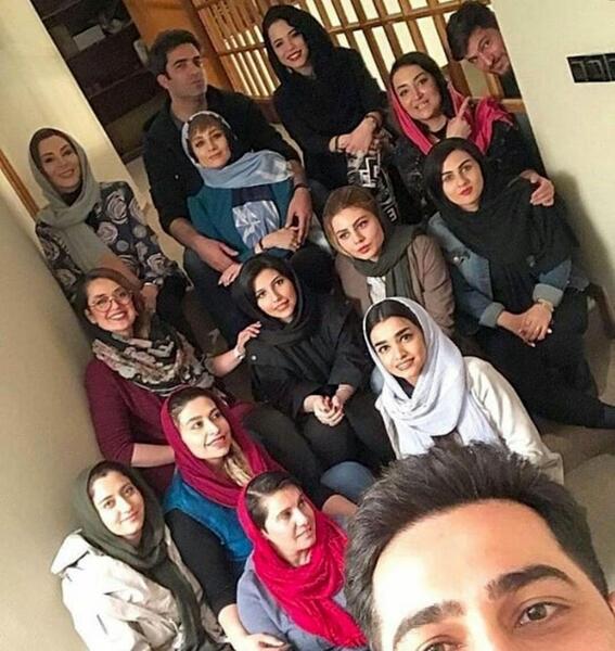 عکس پشت صحنه شش قهرمان نصفی