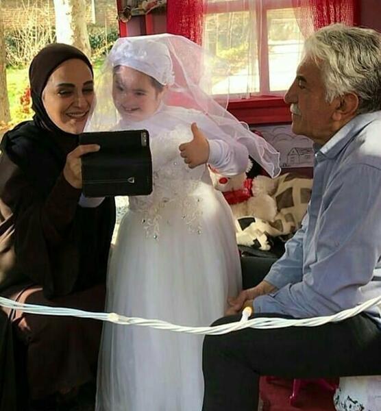 عکس عروس صحنه