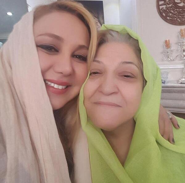 عکس بهنوش بختیاری با خانواده اش