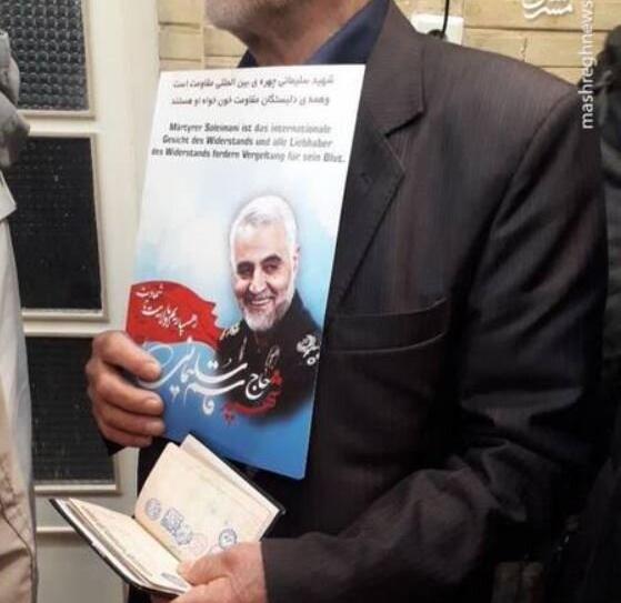 عکس سردار سلیمانی انتخابات