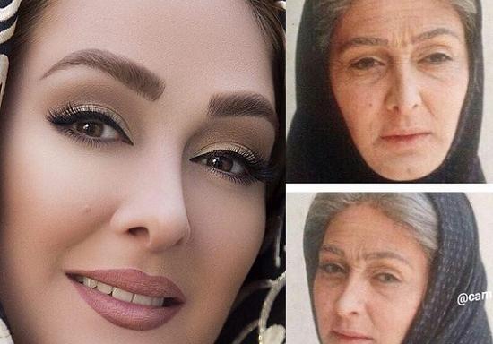 عکس گریم الهام حمیدی
