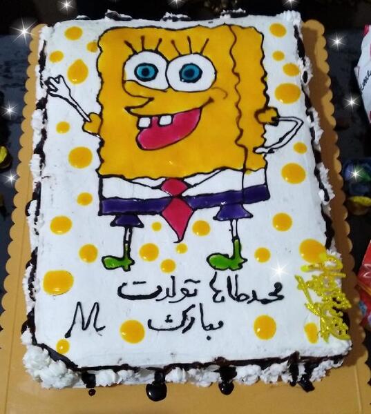 عکس کیک تولد طاها