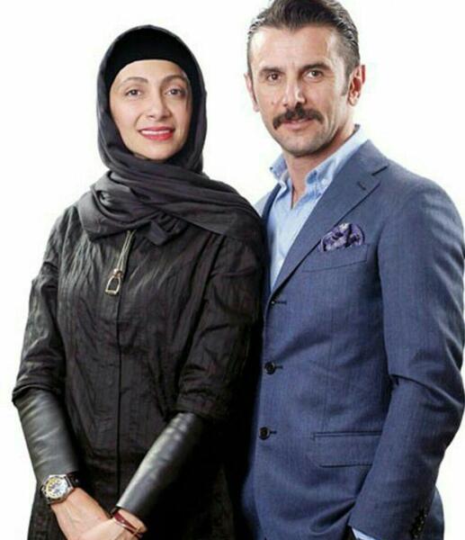 عکس امین حیایی با همسرش و پسرش