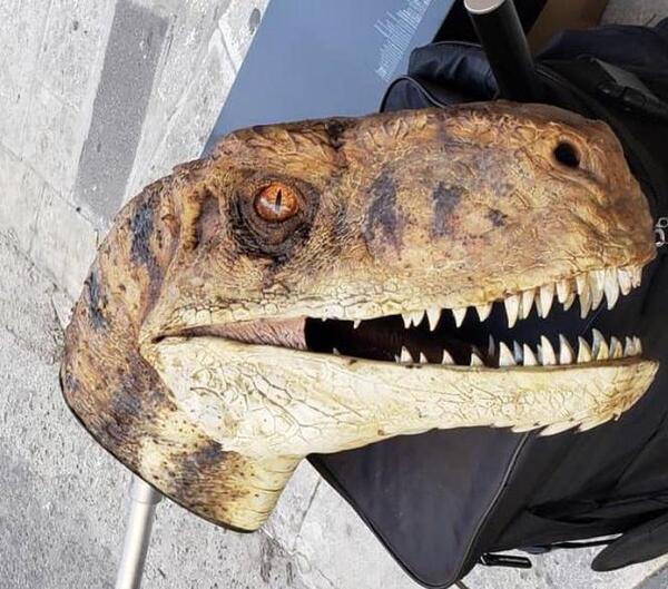 عکس پشت صحنه پارک ژوراسیک