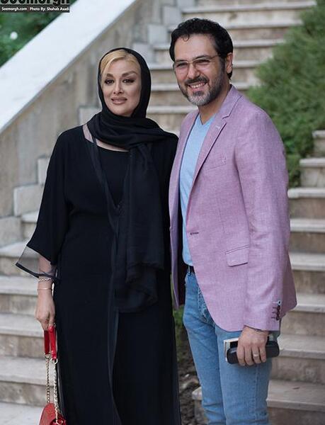 عکس حامد بهداد با مادرش
