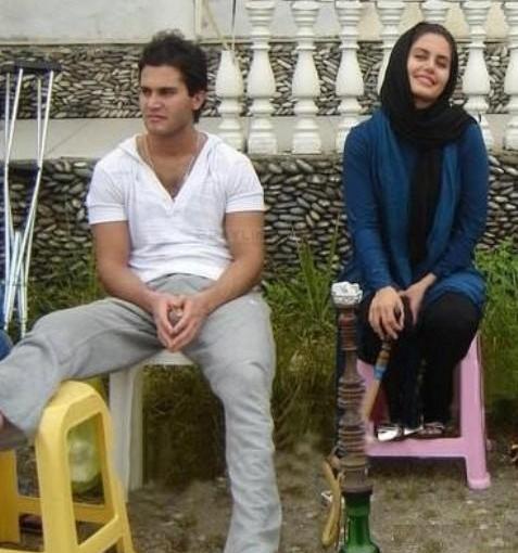 عکس بهرام رادان و ندا کلاهی