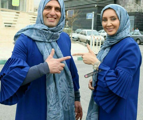 عکس الهه حصاری در کنار مادرش