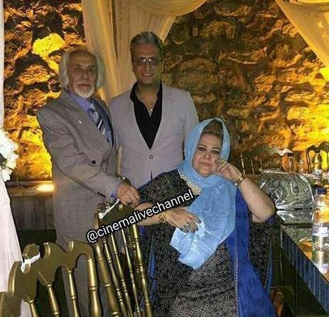 عکس بهاره رهنما در مراسم ختم پدرش