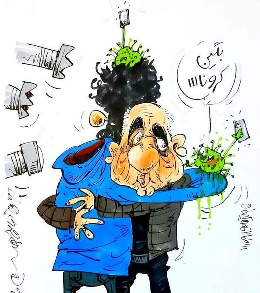 عکس کاریکاتور پرویز پرستویی