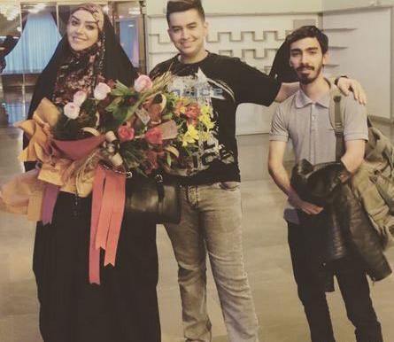 عکس مجری گری الهام چرخنده