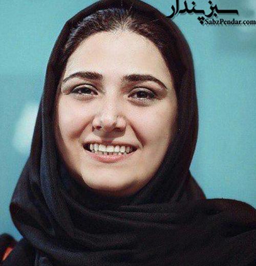 عکس باران کوثری در کلاه قرمزی