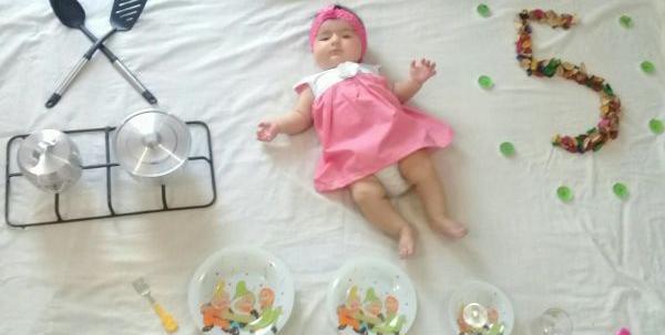 عکس ماهگرد با مواد غذایی