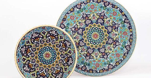 عکس ظروف مینا کاری