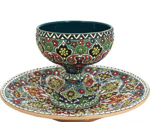 عکس ظروف مینا کاری