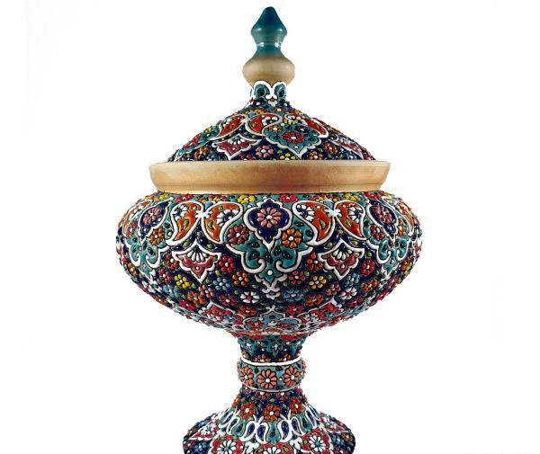 عکس ظروف مینا کاری