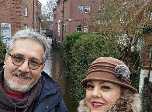 عکسهای افسانه چهره ازاد و همسرش