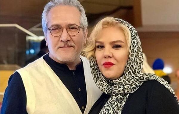 عکسهای افسانه چهره ازاد و همسرش