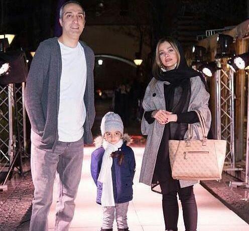عکس امیرمهدی ژوله و دخترش گندم