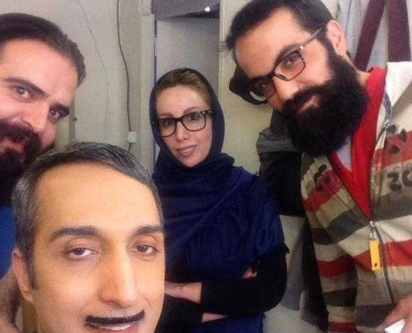 عکس امیرمهدی ژوله و دخترش گندم