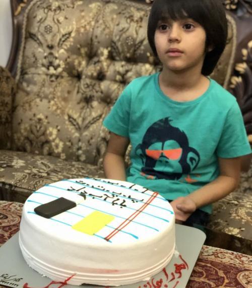 عکس کیک جشن الفبا کلاس اول