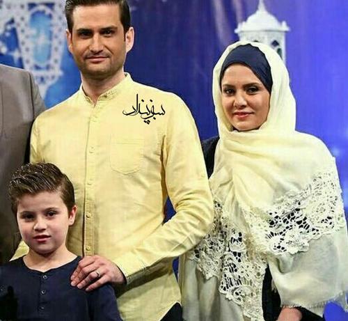 عکس جدید پویا امینی و پسرش
