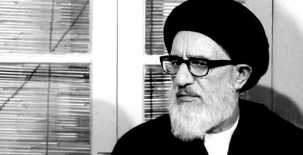 عکس آیت الله طالقانی با سیگار
