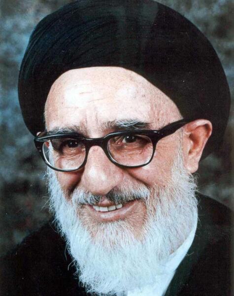 عکس آیت الله طالقانی با سیگار
