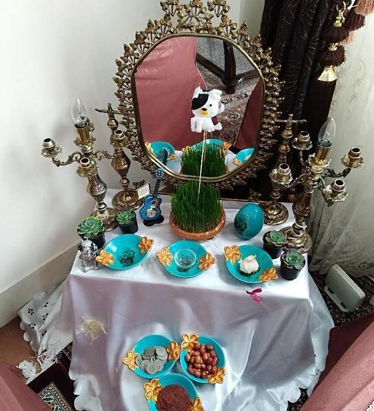 عکس سفره هفت سین سال موش